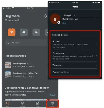 Mobile Profile