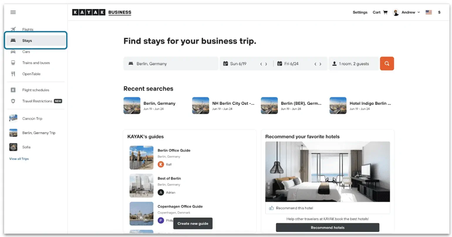 K4B Stays Homepage