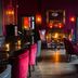 Hotel Du Vin & Bistro Tunbridge Wells lounge in Royal Tunbridge Wells with fireplace and velvet chairs