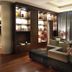 AC Hotels by Marriott Ambassadeur Antibes- Juan les Pins lounge with built-in shelves and seating, Antibes