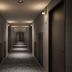 Plaza Hotel Tenjin in Fukuoka hallway with doors and recessed ceiling lights