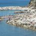 Hotel Rosa Del Tirreno in Quercianella with seaside rocks and a small protected bay