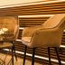 City Hotel Mercator Frankfurt am Main lounge with velvet chairs and a round side table