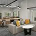 Homewood Suites by Hilton Lynnwood Seattle Everett, WA lobby lounge with seating, tables, and coffee area
