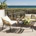SpringHill Suites by Marriott Navarre Oceanfront patio seating with ocean and beach views in Navarre