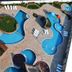 Golden Dolphin Supreme in Caldas Novas with aerial view of multiple outdoor pools and lounge chairs
