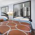 Super 8 by Wyndham Marysville/Port Huron Area guest room with two double beds and city artwork
