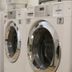 Humber College Lakeshore Residence laundry room with row of front-load washers in Toronto
