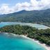 Anantara Maia Seychelles Villas in Anse Boileau with tropical bay, turquoise water, and forested coastline
