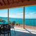 Domina Borgo degli Ulivi - Garda Lake terrace with table, chairs and lake view in Gardone Riviera