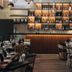 La Joya Del Lago in Ajijic restaurant bar with bottle display and set dining tables