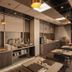 Boulevard Suites Hotel Santiago breakfast buffet with tables and modern dining area