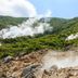 Hakone Ginyu in Hakone overlooking a steaming volcanic landscape and green mountains