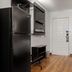 Studio 6 San Luis Obispo Ca South room with mini fridge, microwave, bed and window curtain