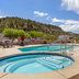 Best Western East Zion Thunderbird Lodge in Mount Carmel, outdoor pool and hot tub with mountain views