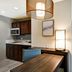 Homewood Suites by Hilton Salt Lake City Airport suite with kitchenette and bedroom in Salt Lake City