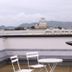 Koko Hotel Himeji Castle rooftop terrace with castle and mountain views in Himeji