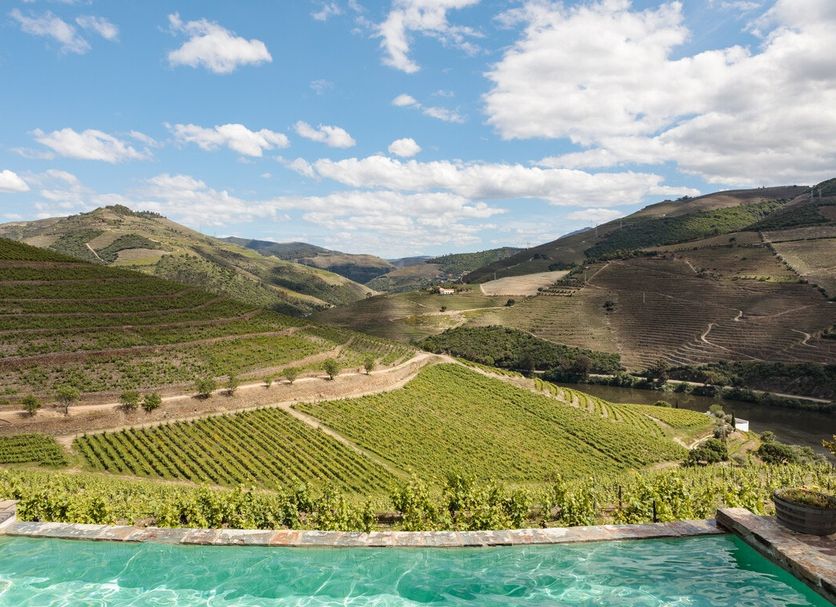 Quinta Nova Winery House - Relais & Châteaux in Covas do Douro with pool overlooking vineyard-covered hills