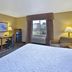 Hampton Inn Pittsburgh Area-Beaver Valley-Ctr Township room in Monaca with bed, TV, desk and window