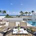Coral Beach Club Villas & Marina, Upper Prince's Quarter: terrace dining with pool and ocean view