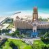 Waldorf Astoria Ras Al Khaimah beachfront resort with tower, pools and golf course views