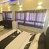 Spat Hotel Ashdod room with king bed, jacuzzi tub, and curtains in Ashdod
