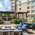 Homewood Suites by Hilton Pittsburgh-Southpointe outdoor patio with fire pit and seating in Canonsburg