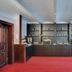 Aphrodite Hotel Marianske Lazne buffet area with shelves, coffee station and red carpet