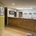 Motel 6 Bracey, Va I 85 in South Hill lobby with wood front desk and mounted deer head
