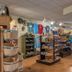 Carter Caves State Resort shop interior in Olive Hill with souvenir displays and clothing racks