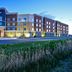 Homewood Suites by Hilton Salt Lake City Airport exterior at dusk in Salt Lake City