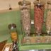 Pension Göschlberger in Mondsee breakfast buffet with cereal dispensers and jars on a counter