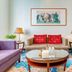 Hulunbeier Hotel in Hulunbuir lounge with sofa, armchairs, lamps and round coffee table
