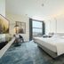 Nova M Olaya Hotel Edge By Rotana guest room with city view in Riyadh
