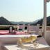 Dalyan Terrace Hotel in Dalyan, Mugla, with a terrace table and mountain view