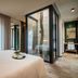 Terme Preistoriche Resort & Spa room with glass corner windows and private terrace in Montegrotto Terme