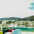 Brizo Salta rooftop pool deck with city and mountain views in Salta