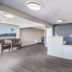 Econo Lodge Cherry Point lobby in Havelock with front desk, seating area and large windows