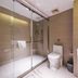 Home Inn Neo Changzhou Wanda Plaza Tongjiang Avenue bathroom with glass shower and toilet in Changzhou
