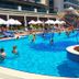 Luna Blanca Resort & Spa in Side with lively outdoor pool, swim class, sun loungers and water slide