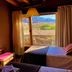 Refugio Del Pintor in Tilcara room with mountain view through a large window