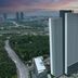 Fraser Place Antasya Istanbul skyline view over Istanbul with high-rise towers and tree-lined roads