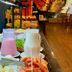 Minas Garden Hotel in Poços de Caldas breakfast buffet with fruit, juice, yogurt, and cold cuts