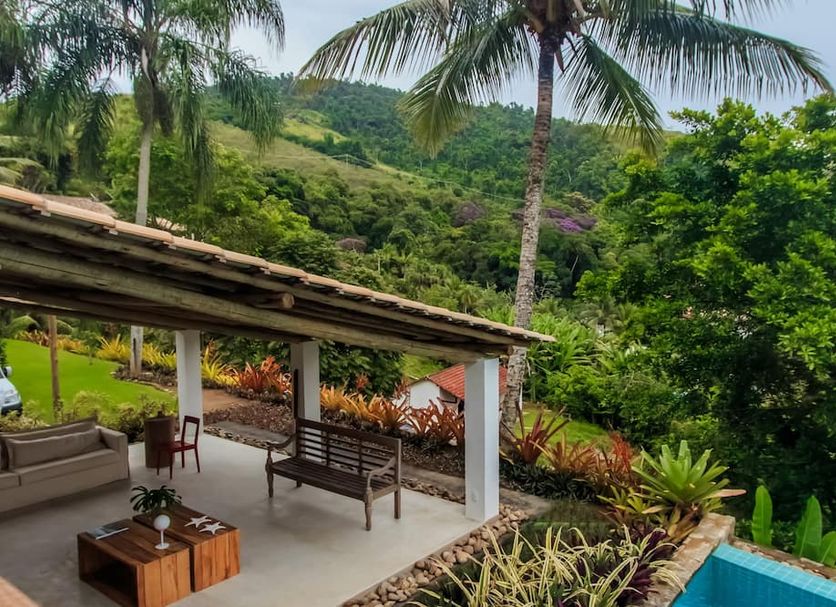 Casa Mar Paraty in Paraty with tropical hillside views and a small poolside terrace