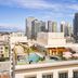AC Hotels by Marriott San Diego Downtown Gaslamp Quarter rooftop pool with city skyline view