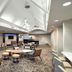 Residence Inn by Marriott New Bedford Dartmouth lobby lounge with bar seating and fireplace in Dartmouth