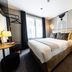 Hôtel Paulette Rouen Centre Cathédrale guest room with double bed and street-facing window in Rouen
