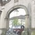 Hotel zum Lamm in Gundelsheim (Wurttenberg): vintage car parked under a stone archway
