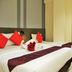 Sun Inns Hotel Kopkastam Kelana Jaya in Petaling Jaya twin guest room with red accent pillows