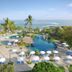 Discovery Kartika Plaza Hotel in Kuta with a lagoon-style pool, sun loungers, and ocean views